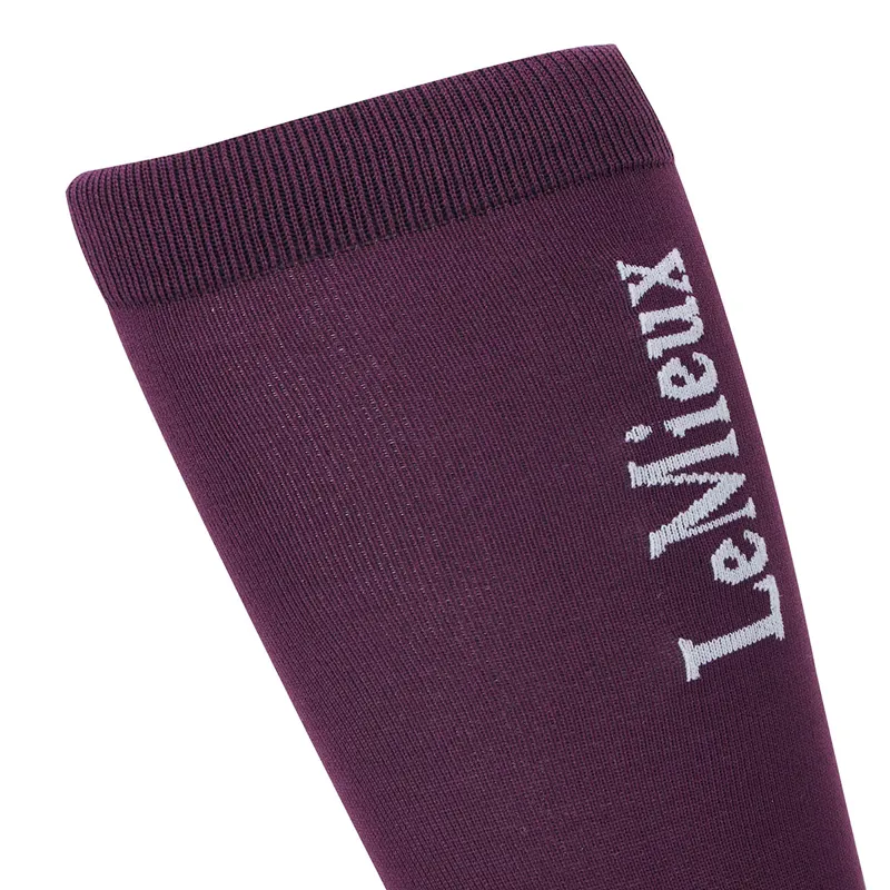 LeMieux Competition Riding Socks 2 Pack Fig