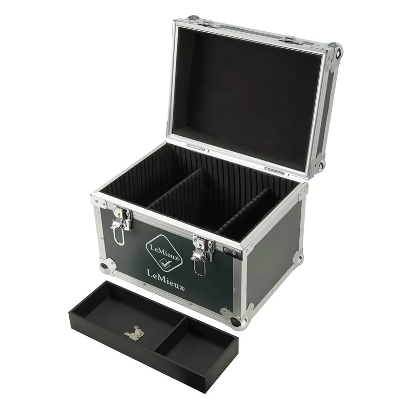 LeMieux Hard Shell Grooming Box - Oak Green-1