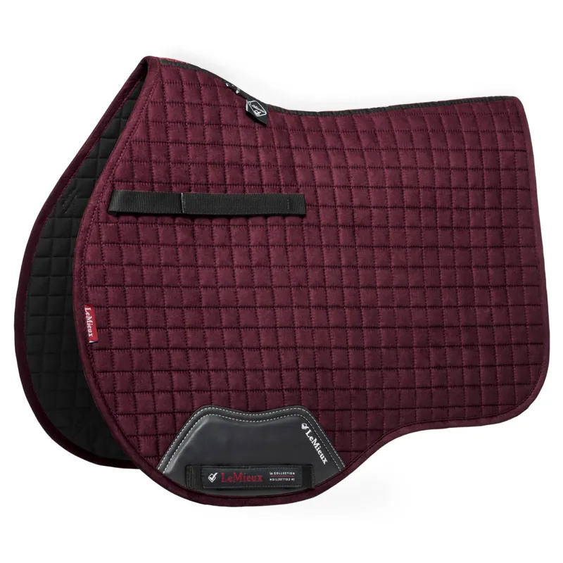 LeMieux ProSport Suede GP/Jump Square Saddlecloth Rioja