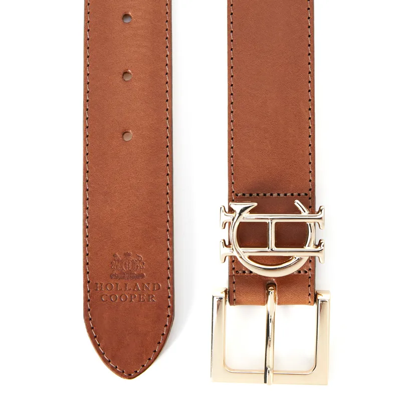 Holland Cooper HC Classic Logo Belt - Tan-3