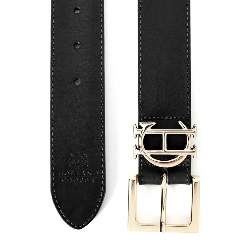 Holland Cooper HC Classic Logo Belt - Black-3