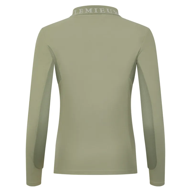 LeMieux Sport Ladies Long Sleeve Polo Shirt - Fern-1