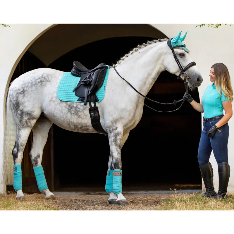 LeMieux Luxury Polo Bandages - Azure-2