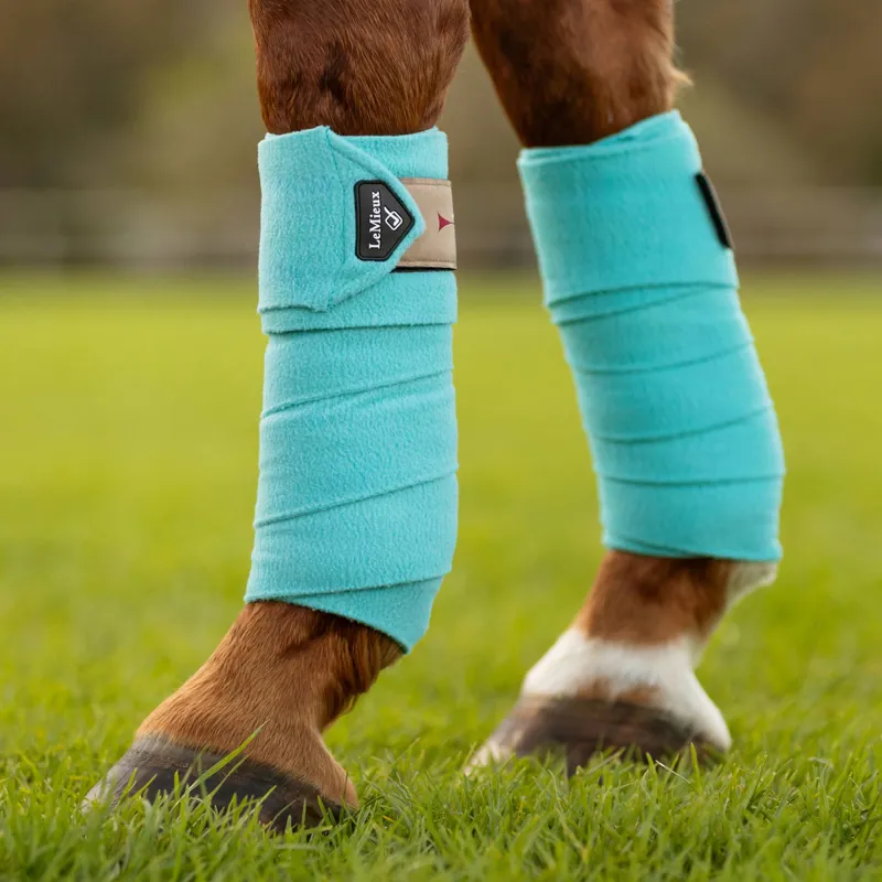 LeMieux Luxury Polo Bandages - Azure-1
