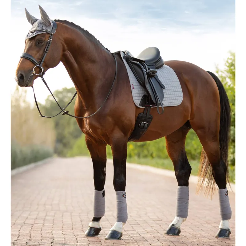 LeMieux Luxury Polo Bandages - Grey-1