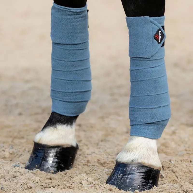 LeMieux Luxury Polo Bandages - Ice Blue-2