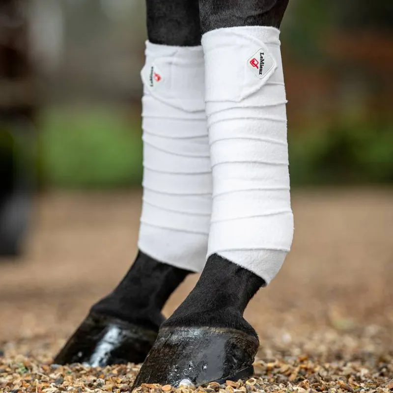 LeMieux Luxury Polo Bandages - White-1
