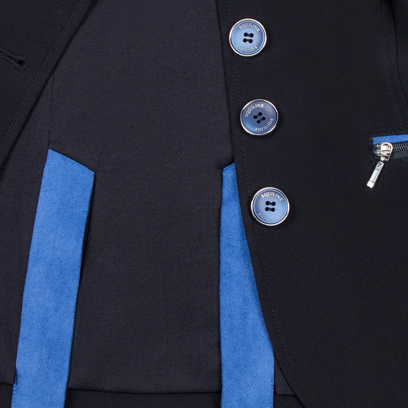 Equiline Sissy Girls Competition Jacket - Blue-2