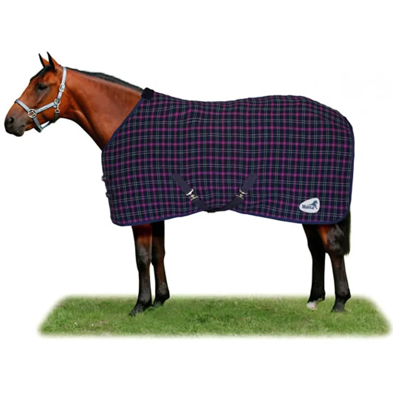 Masta Soft Waffle Weave Cooler Rug Navy/Plum