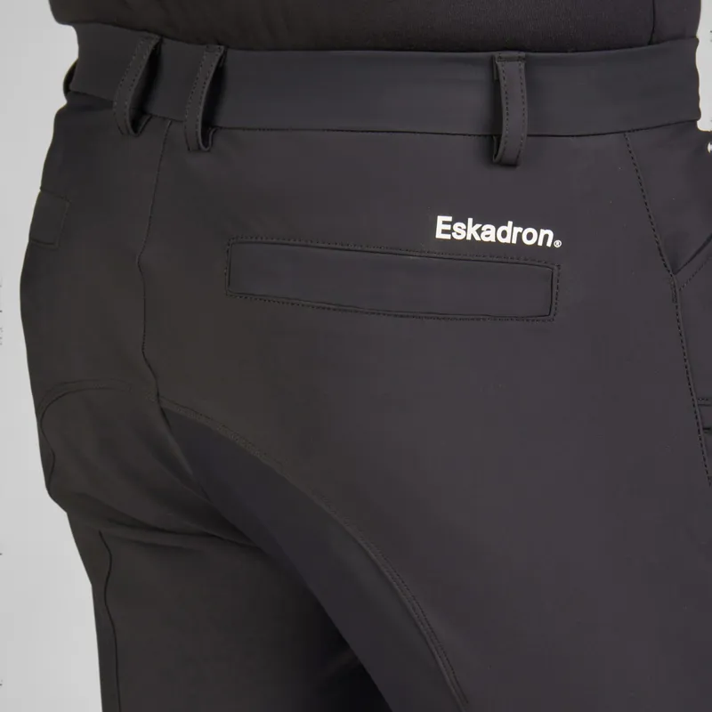 Eskadron Dynamic Knee Grip Mens Breeches - Black-7