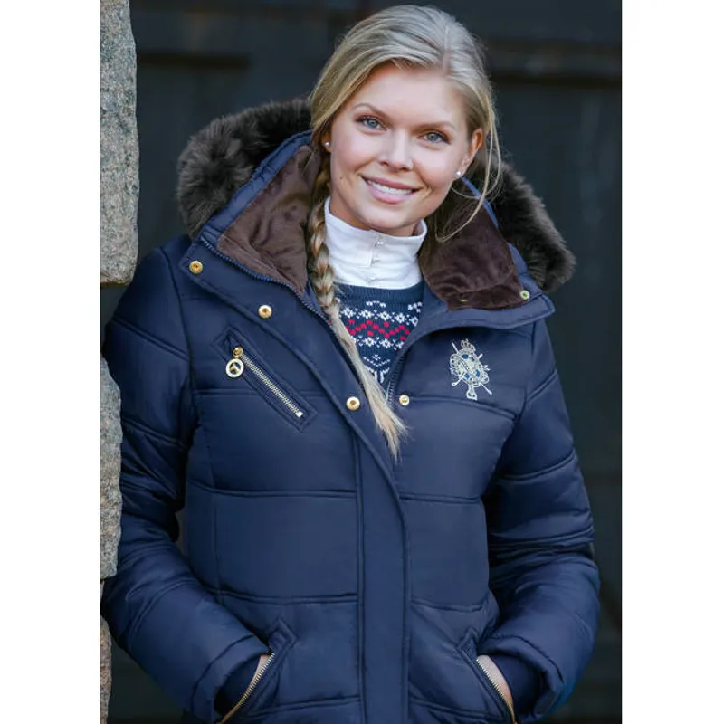 Mountain Horse Cheval Ladies Padded Jacket Safire Blue