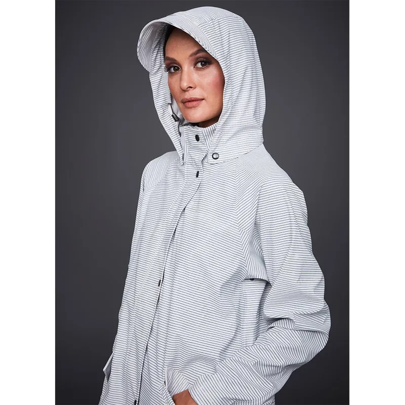 Mountain Horse Mindy Ladies Long Waterproof Jacket - White-1