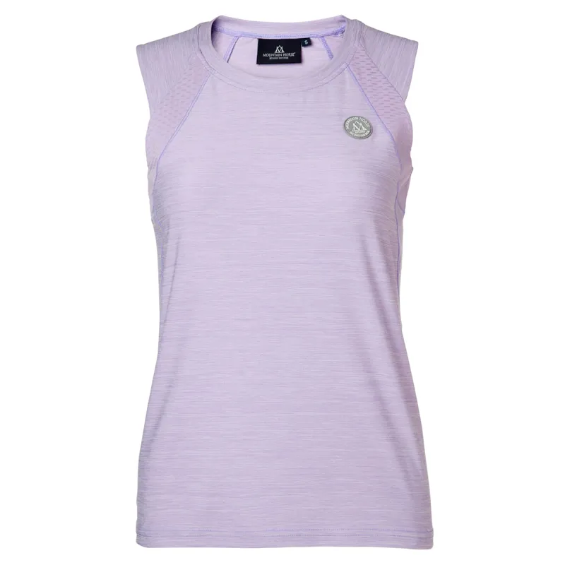 Mountain Horse Bright Tech Ladies Singlet Top - Summer Lilac