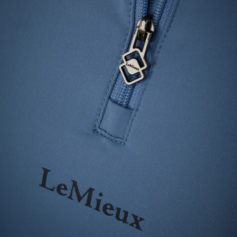 LeMieux Mia Mesh Ladies Short Sleeve Base Layer - Ice Blue-3