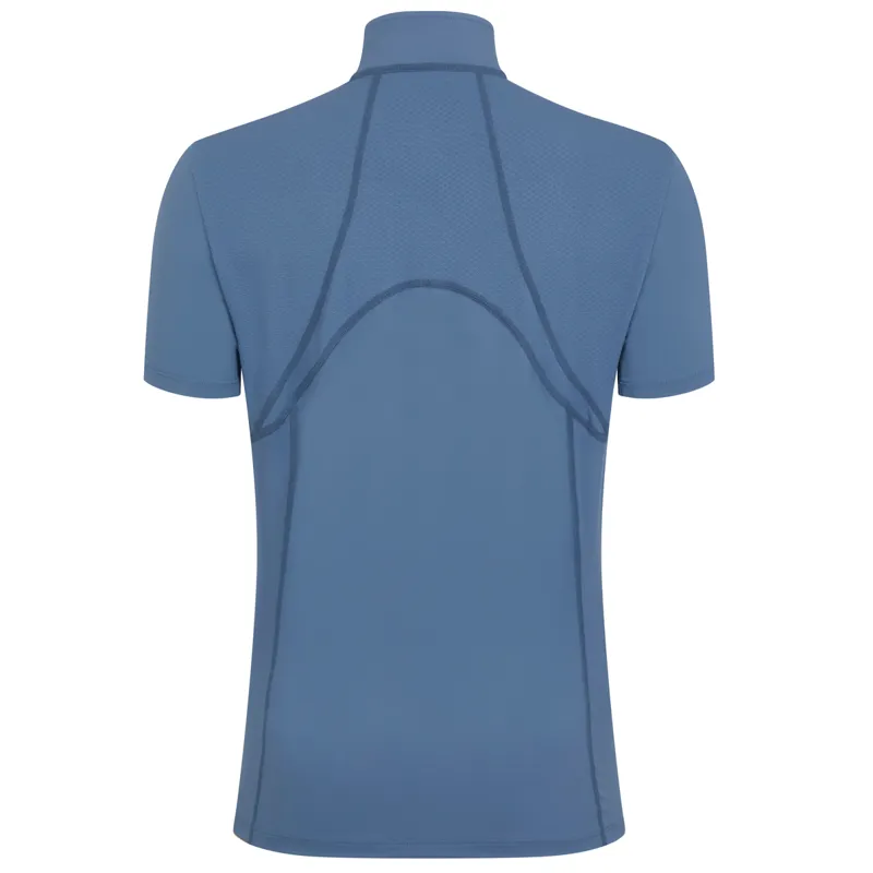 LeMieux Mia Mesh Ladies Short Sleeve Base Layer - Ice Blue-6