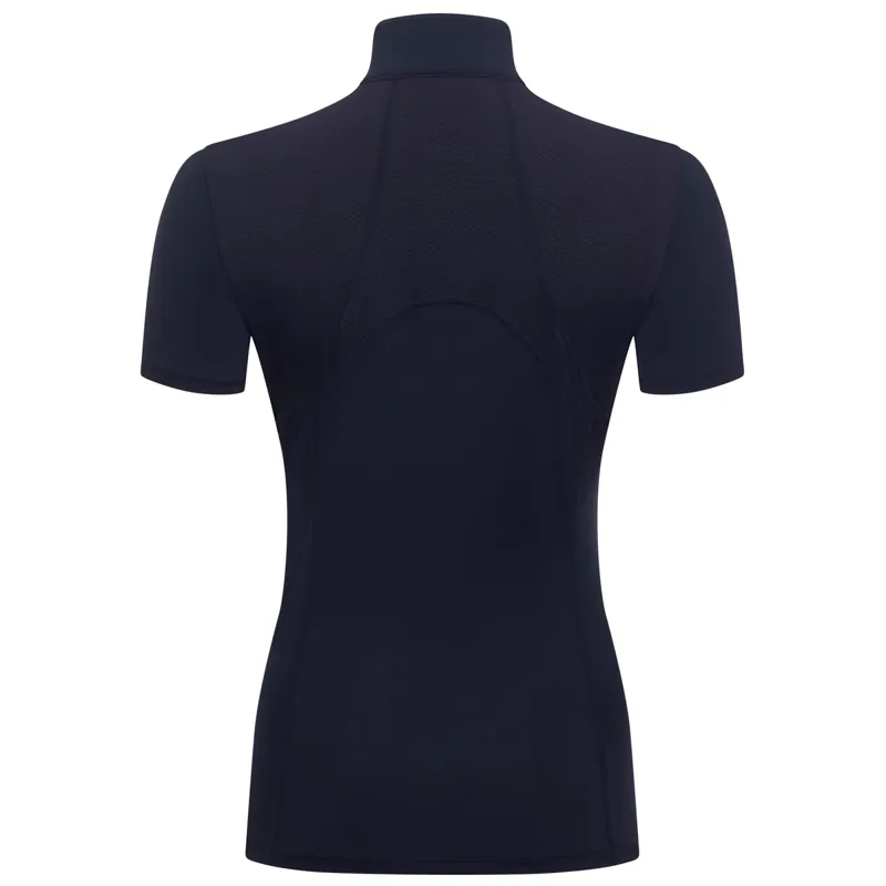 LeMieux Mia Mesh Ladies Short Sleeve Base Layer - Navy-4