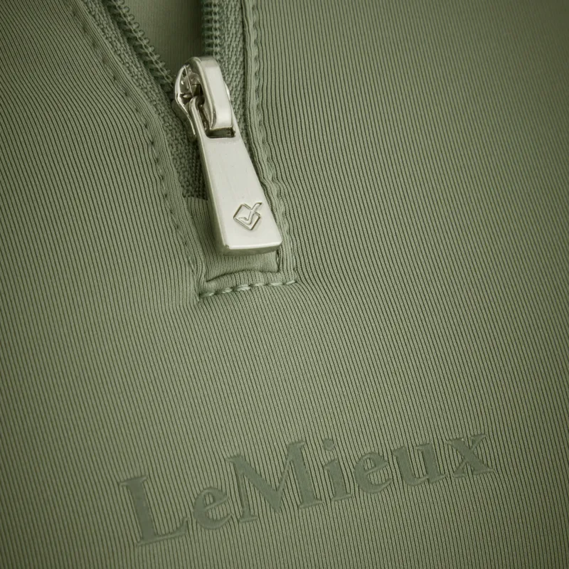 LeMieux Mia Mesh Ladies Long Sleeve Base Layer - Thyme-7