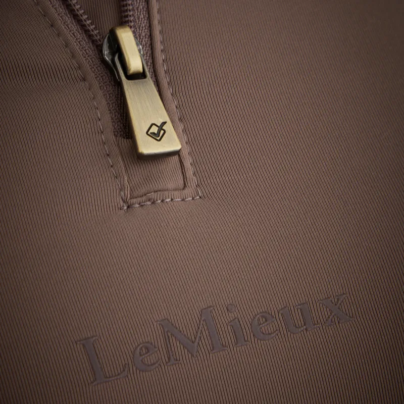 LeMieux Mia Mesh Ladies Long Sleeve Base Layer - Walnut-4