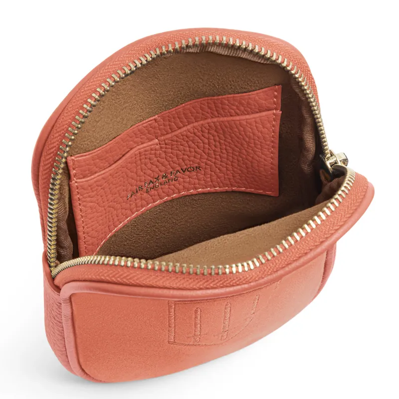 Fairfax and Favor Mini Finsbury Bag - Melon Suede-5