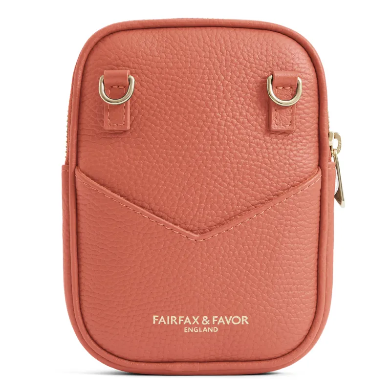 Fairfax and Favor Mini Finsbury Bag - Melon Suede-2