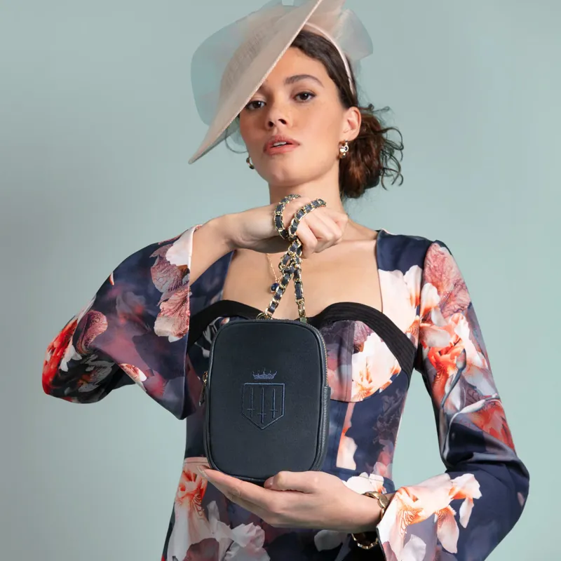 Fairfax and Favor Mini Finsbury Bag - Navy-6