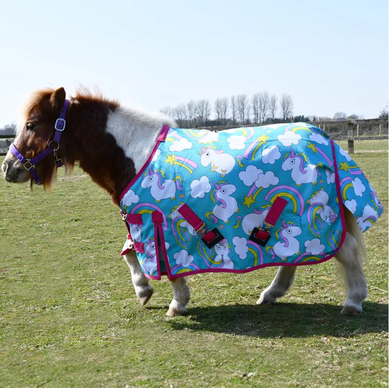 Rhinegold Mini Torrent 0g Turnout Rug - Unicorn-2