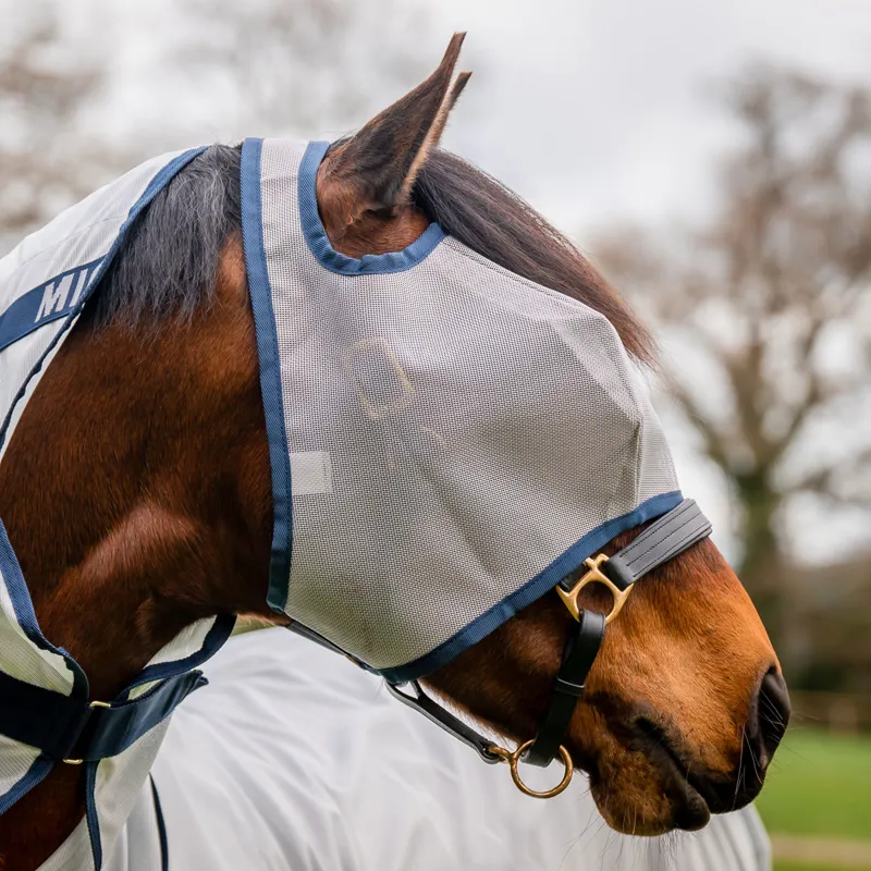 Mio Fly Mask - Lunar/Navy