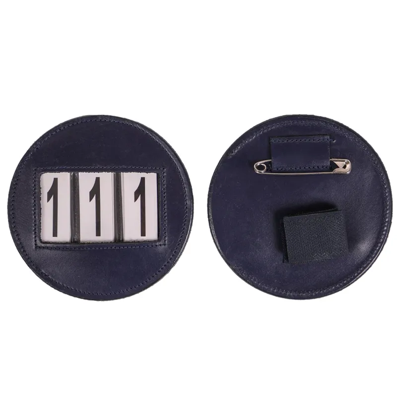 QHP Modeste Round Number Holder - Navy