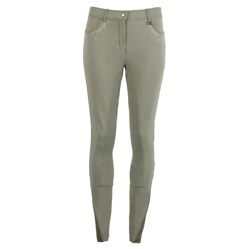 Montar Femke Full Grip Ladies Breeches - Soft Green