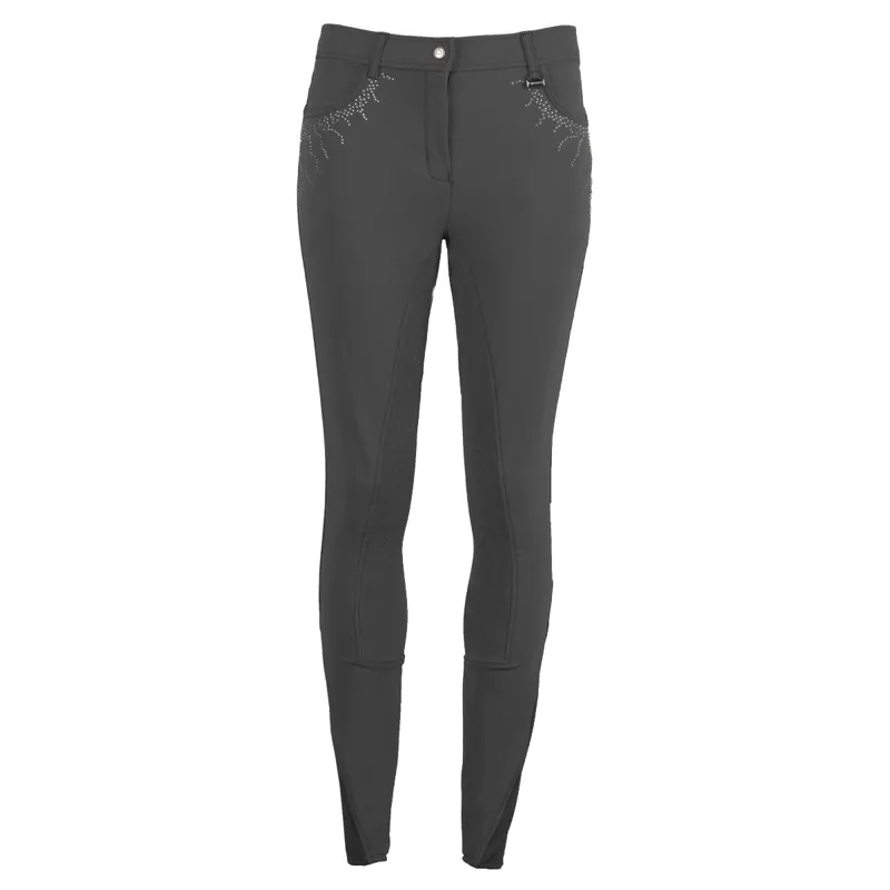 Montar Femke Full Grip Ladies Breeches - Dark Grey