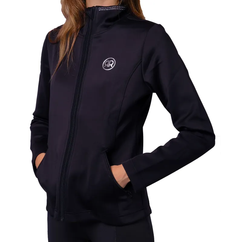 black sweat jacket womens