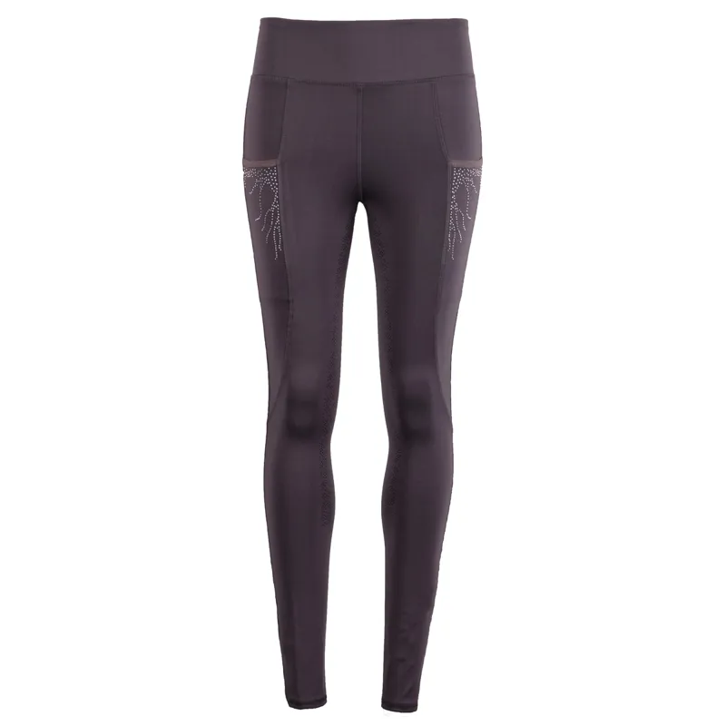 Montar Marlon Full Grip Ladies Riding Tights - Grey