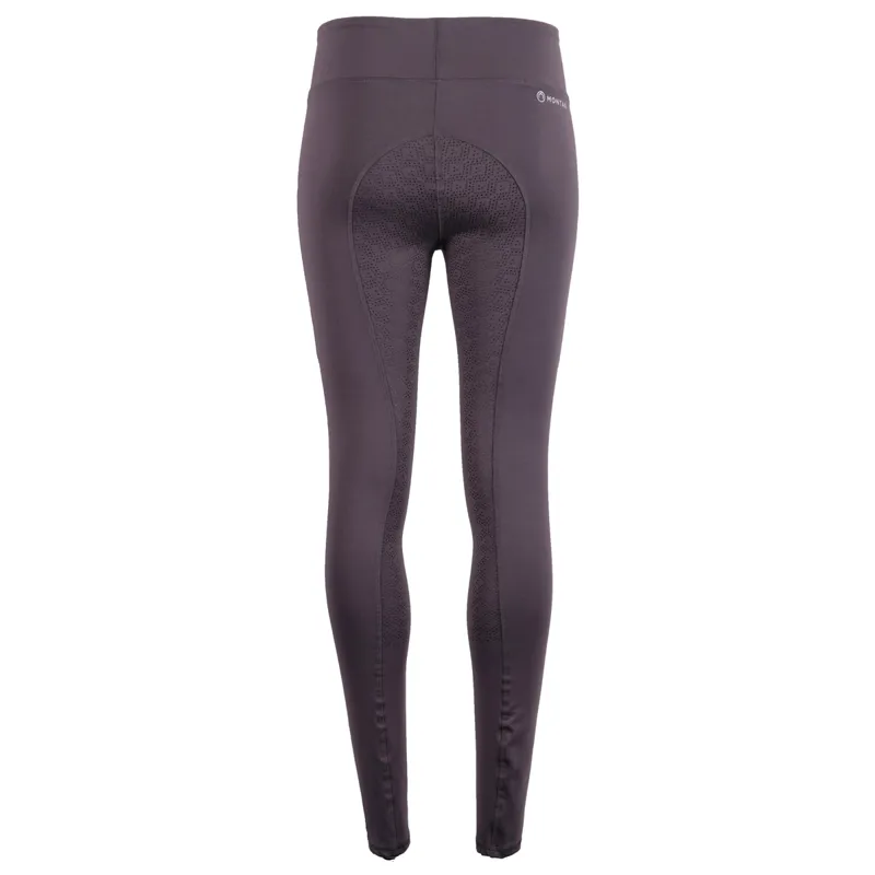 Montar Marlon Full Grip Ladies Riding Tights - Grey-1