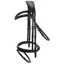 Schockemohle Monza Anatomic Flash Bridle - Black/Silver