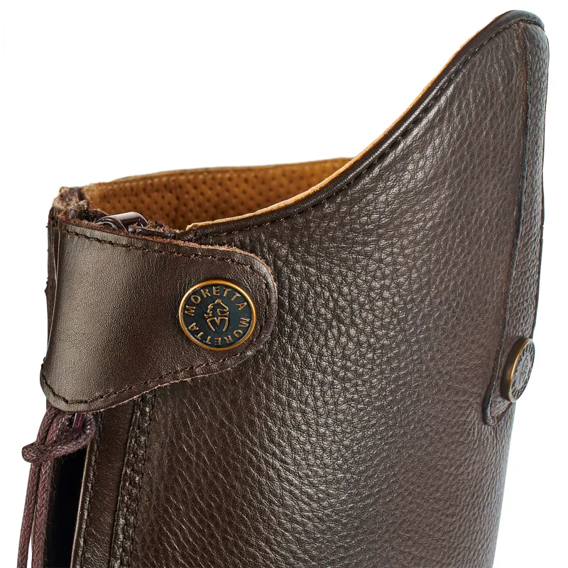 Moretta Gianna Ladies Tall Riding Boots - Tall Height - Brown-5