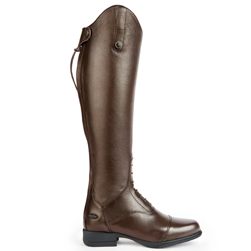 Moretta Gianna Ladies Tall Riding Boots - Short Height - Brown-1