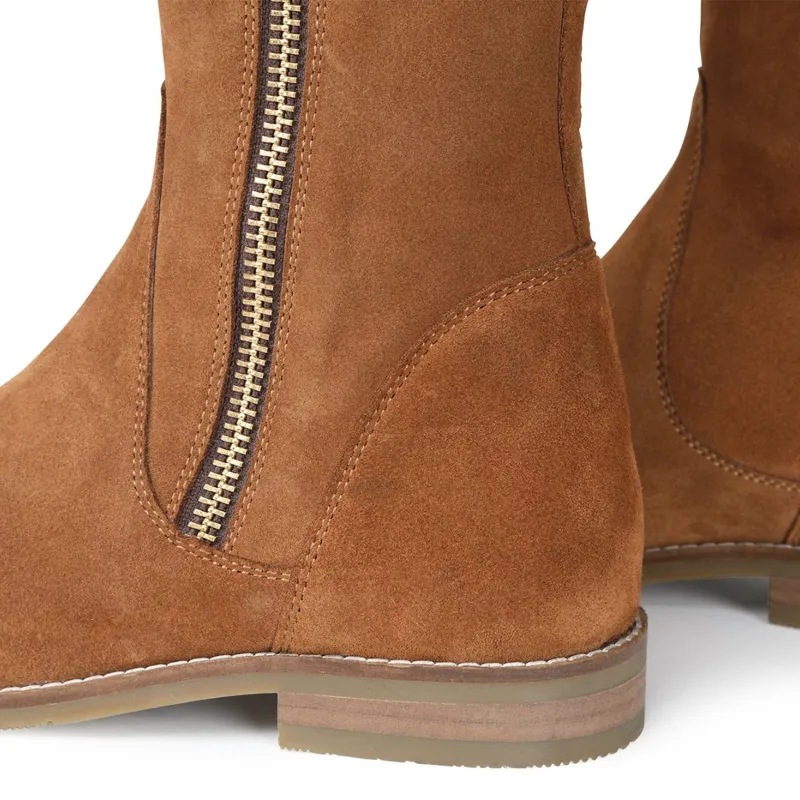 Moretta Arabella Ladies Suede Boots - Tan-4