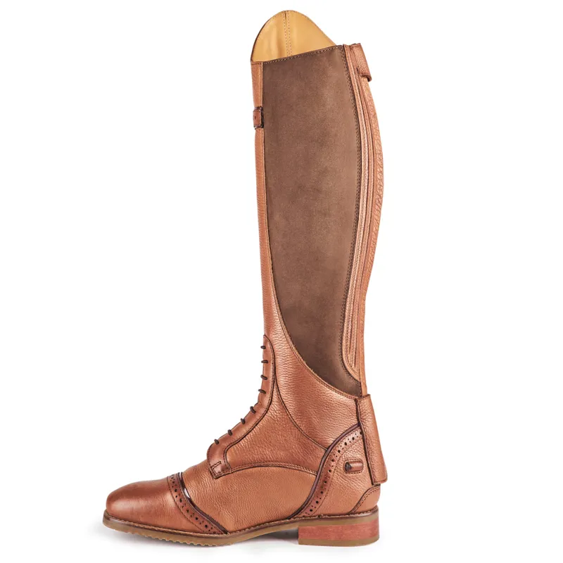 Moretta Constantina Ladies Tall Riding Boots - Tan-1