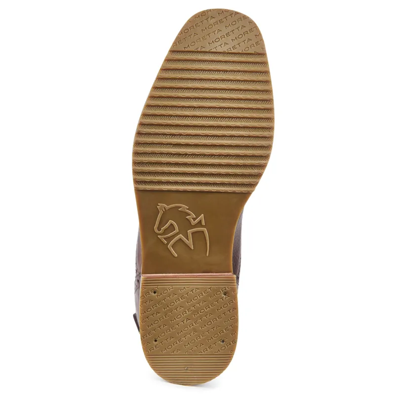 Moretta Constantina Ladies Tall Riding Boots - Tan-2