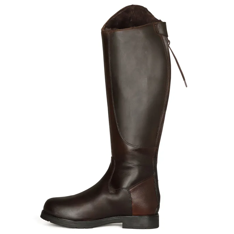 Moretta Ventura Winter Ladies Tall Riding Boots - Dark Brown-1