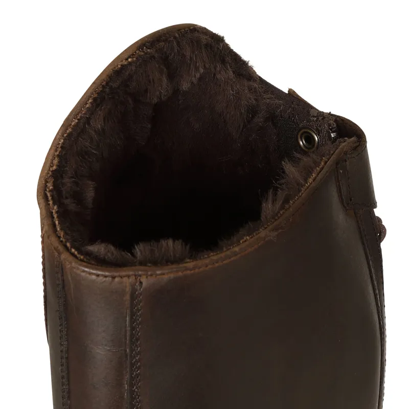 Moretta Ventura Winter Ladies Tall Riding Boots - Dark Brown-2