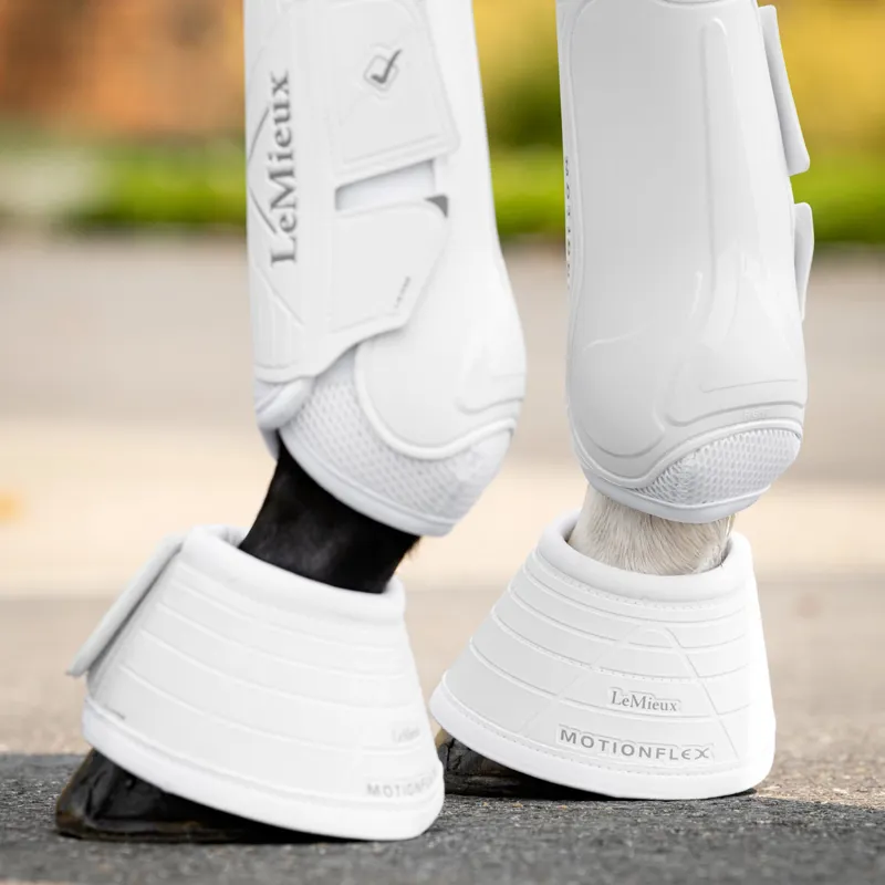 LeMieux Motionflex Overreach Boots - White-2