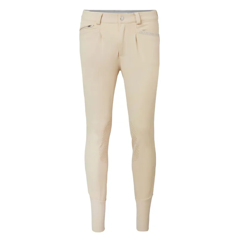 Mountain Horse Edward Knee Grip Mens Competition Breeches - Sand