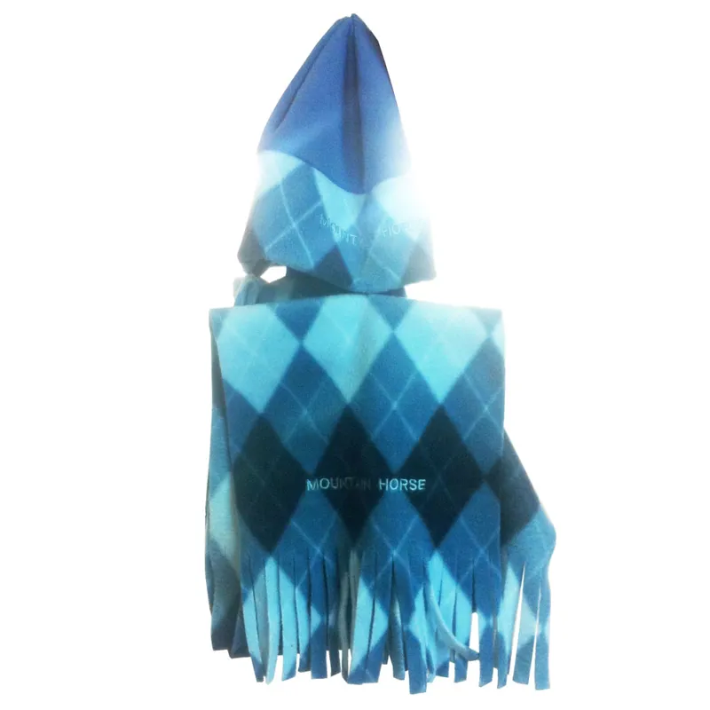 Mountain Horse Hat/Scarf Set Blue Stripe