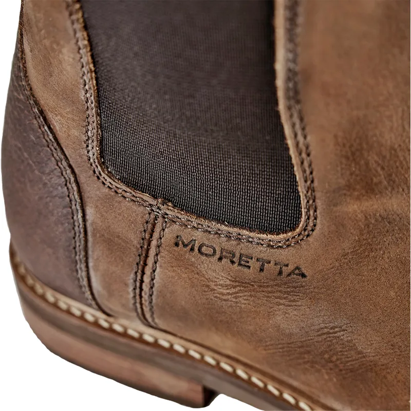 Moretta Modena Ladies Chelsea Boots - Tan-6