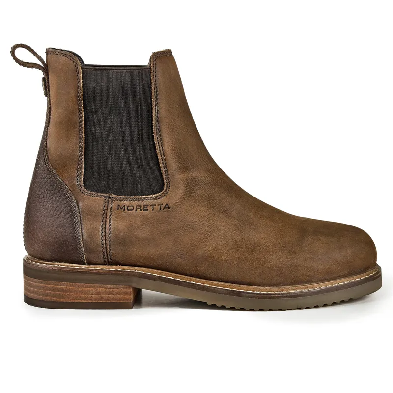 Moretta Modena Ladies Chelsea Boots - Tan-1