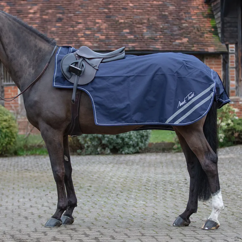 Mark Todd Fleece Lined Waterproof Exercise Sheet Navy