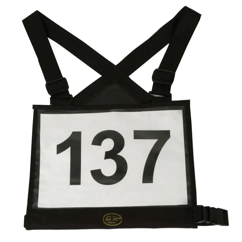 Mark Todd Competition Number Bib - Black