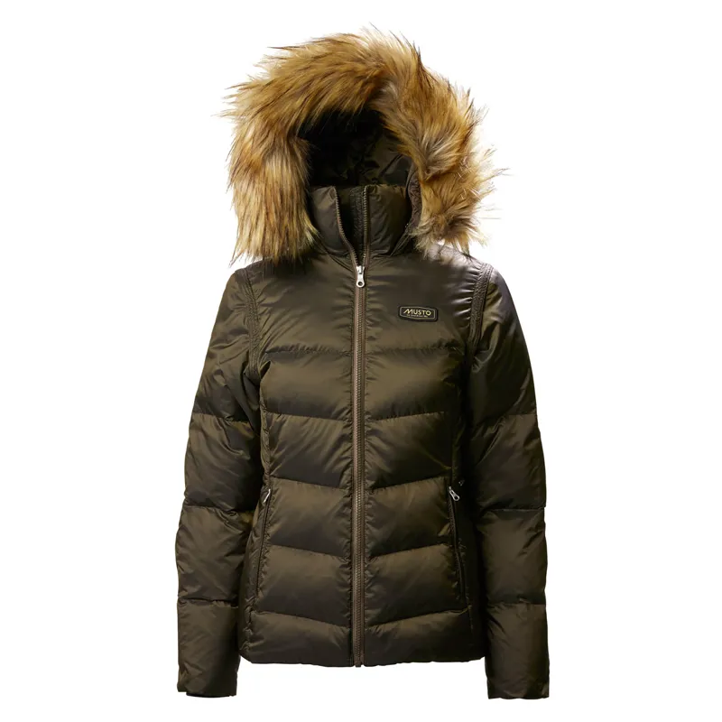 Musto Burghley 2-in-1 Ladies Jacket - Rifle Green-3