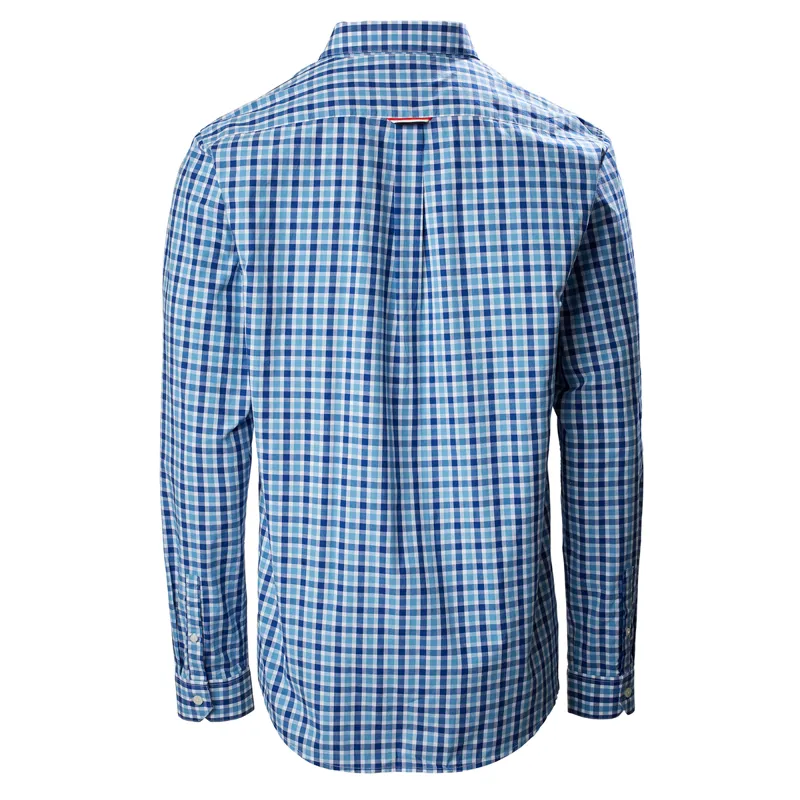 Musto Riviera Long Sleeve Mens Shirt - Ford Blue Check
